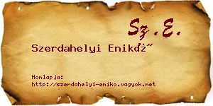 Szerdahelyi Enikő névjegykártya